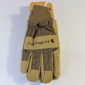 Carhartt Work Gloves Men's‎ L Insulated Synthetic Suede Knit Cuff GW0827M NWT